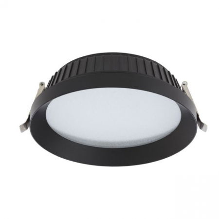DOMENII ILUMINAT - Corp încastrat formă rotundă Arelux XCLASS CLS02NW MBK 40W SMD 2835 EDISON 4000K 2994 lm 220-240V AC CRI80 Negru sablat IP54