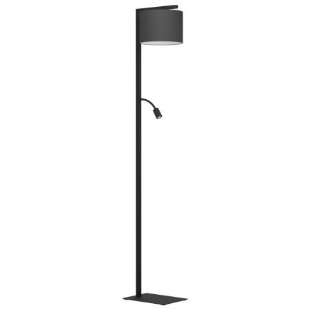 ILUMINAT INTERIOR - Lampadar EGLO FOLIGNO 390068, E27;LED 40W;3.5W, 380lm, 3000K, h1800mm Otel, Negru, Tesatura, Negru