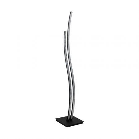 BF LAMPADARE - Lampadar EGLO LEJIAS 99805, LED 16W, 2050lm, 3000K, h1230mm Otel, Negru, Plastic, Transparent