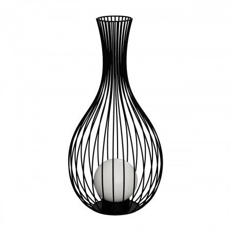 EGLO EXTERIOR - Lampadar exterior Fossombrone, metal, negru, 1XE27, IP65, H.68,5 cm, 900122