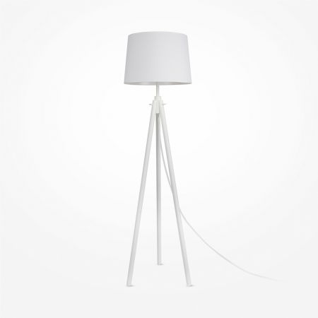 ILUMINAT INTERIOR - Lampadar Maytoni Calvin Z177FL-01W E27 1x60W -  Metal/Wood White IP20