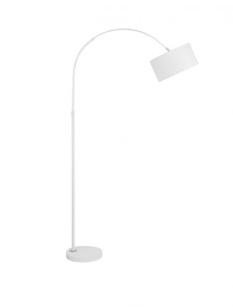 ILUMINAT INTERIOR - Lampadar Nova Luce SAMA E27 1x12W   White Fabric Shade White Aluminium Base  IP20