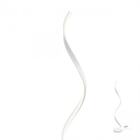 BLACK FRIDAY 2024 - Lampadar Redo Torsion LED Dimabil (3 step) alb mat 24W 2640/1872 lumeni alb cald 3000K 01-1797