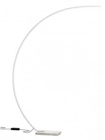 Lampadare - Lampadar Smarter LED 16W 1000lm 3000K Aluminiu/Marmura Alb mat IP20