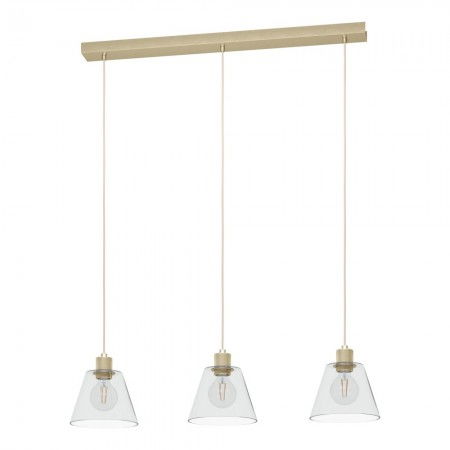 EGLO INTERIOR - Lustra Eglo Copley, auriu, 3xE27, L.90 cm, 43634
