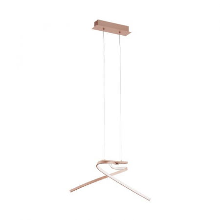 BF LUSTRE - Lustra EGLO PALOZZA, LED, 2X11W, 3000lm, 3000K, Aluminiu Auriu Roz - 97362