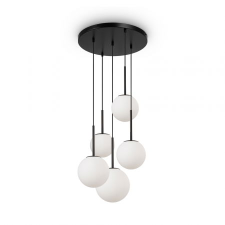 Moderne - Lustra Maytoni Basic form MOD321PL-05B E14 5x40W -  Metal Black IP20