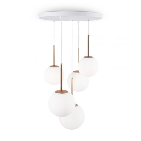 ILUMINAT INTERIOR - Lustra Maytoni Basic form MOD321PL-05G E14 5x40W -  Metal Gold IP20