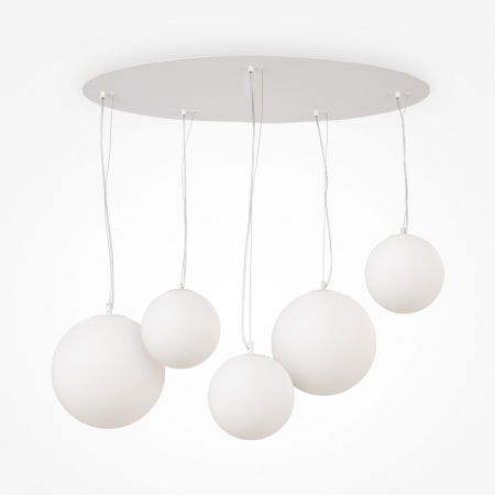 ILUMINAT INTERIOR - Lustra Maytoni Basic form MOD321PL-05W1 E14 5x40W -  Metal White IP20