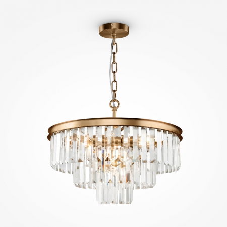 ILUMINAT INTERIOR - Lustra Maytoni Classic Revero MOD085PL-07BS E14 7x40W -  Metal/Glass Brass IP20