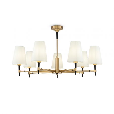 ILUMINAT INTERIOR - Lustra Maytoni Classic Zaragoza H001CL-07BS E14 7x40W -  Metal Brass IP20
