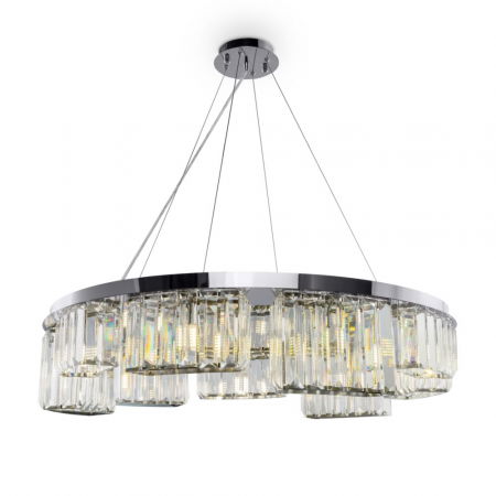 ILUMINAT INTERIOR - Lustra Maytoni Colline MOD083PL-09CH G9 9x40W -  Metal Chrome IP20