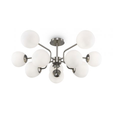 ILUMINAT INTERIOR - Lustra Maytoni Erich MOD221PL-10N E14 10x40W -  Metal Nickel IP20