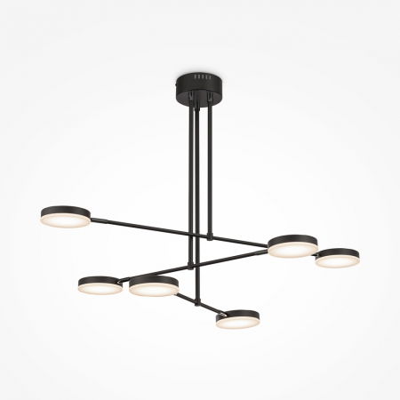 ILUMINAT INTERIOR - Lustra Maytoni Fad MOD070PL-L38B3K LED 40W 3000K 2500lm Metal/Acril Black IP20