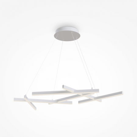 ILUMINAT INTERIOR - Lustra Maytoni Line MOD016PL-L75W LED 79W 3000K 3100lm Aluminiu White IP20