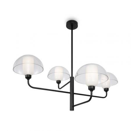 ILUMINAT INTERIOR - Lustra Maytoni Memory MOD177PL-04B E14 4x40W -  Metal Black IP20