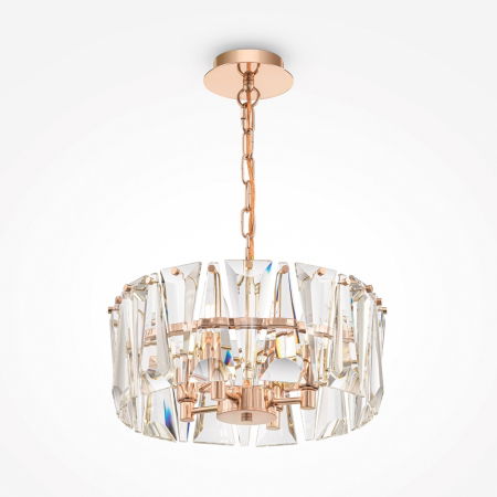 ILUMINAT INTERIOR - Lustra Maytoni Puntes MOD043PL-04G E14 4x60W -  Metal Gold IP20