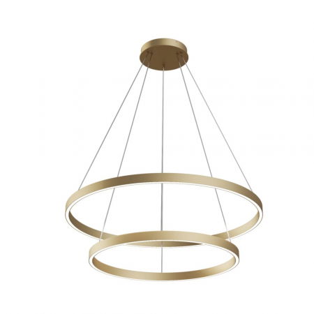 ILUMINAT INTERIOR - Lustra Maytoni Rim MOD058PL-L74BS4K LED 88W 4000K 5200lm Aluminiu Brass IP20