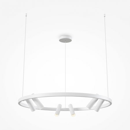 ILUMINAT INTERIOR - Lustra Maytoni Satellite MOD102PL-L42W LED 42W 3000K 3900lm Aluminiu White IP20