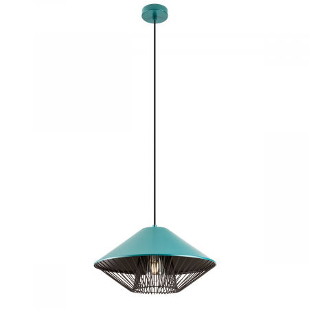 SPRING SALE - Suspensie REDO GRILL 01-3006 E27 MATT DARK GREEN 1 x max.42W   IP20