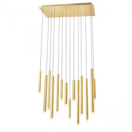 BF LUSTRE - Lustra REDO Madison 01-2054 LED 56W h2500 3808lm 3000K IP20 Nedimabil Auriu Mat