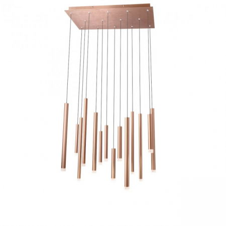 BF LUSTRE - Lustra REDO Madison 01-2055 LED 56W h2500 3808lm 3000K IP20 Nedimabil Cupru mat