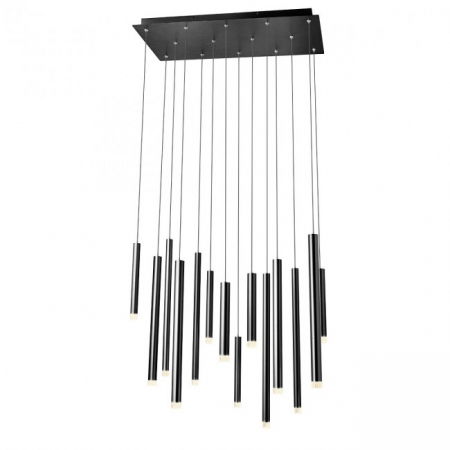 ILUMINAT INTERIOR - Lustra REDO Madison 01-2056 LED 56W h2500 3808lm 3000K IP20 Nedimabil Negru