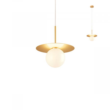 BLACK FRIDAY - Suspensie REDO PLATO 01-2727 G9 GOLD 1 x max.10W   IP20