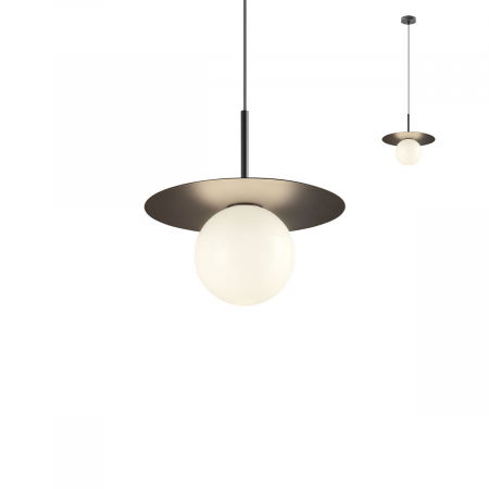 BF LUSTRE - Suspensie REDO PLATO 01-2730 E14 SAND BLACK 1 x max. 28W   IP20