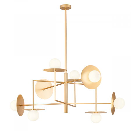 BLACK FRIDAY - Suspensie REDO PLATO 01-2735 G9 GOLD 8 x max.10W   IP20