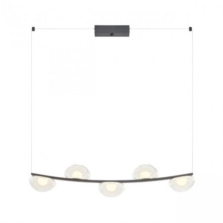 MASTER SALES - Lustra Redo Sinclair 01-3244 Metal Negru mat LED 35W 3000K 2468 lm Dimabil Triac IP20