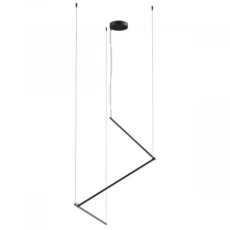 ILUMINAT INTERIOR - Suspensie REDO STICK 01-2799 LED SAND BLACK 36W 2641 lm 3000K IP20