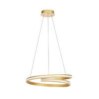 ILUMINAT - Lustra REDO Torsion 01-4361 LED 40W 3779lm 2700K/4000K Matt Gold IP20