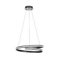 ILUMINAT - Lustra REDO Torsion 01-4362 LED 40W 3779lm 2700K/4000K Sand Black IP20