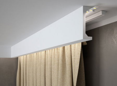 Masca Galerie - Masca galerie Polimer Rigid Polyforce Mardom QL046 120x50x2400 mm