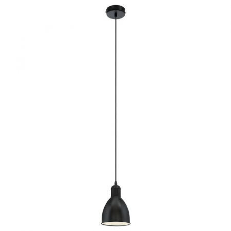 BLACK FRIDAY - Pendul EGLO Priddy 49464, E27 60W, Negru