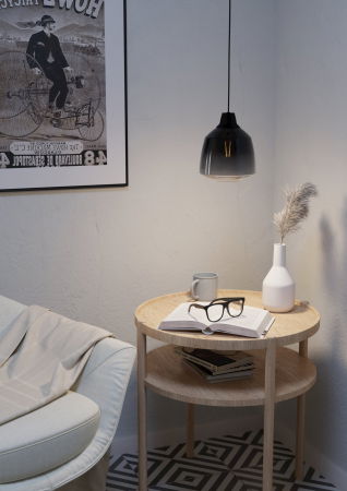 Pendul EGLO Sedbergh E27 1x40W  lm Metal Black IP20 [3]