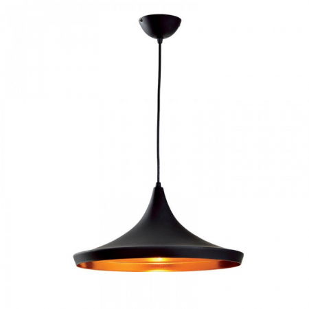 MASTER SALES - Pendul Elmark TIM-1B, Aluminiu, Black, 1xE27, IP20, 955TIM1B