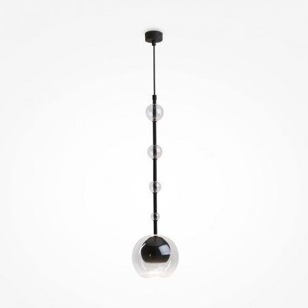 ILUMINAT INTERIOR - Pendul Maytoni Ros MOD227PL-01B GU10 1x28W -  Metal/Glass Black IP20