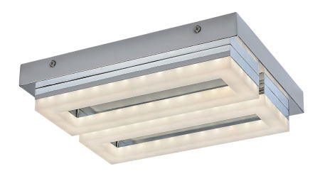 Plafoniere - Plafoniera baie Rabalux Blas LED 24W 2250lm 4000K metal plastic crom alb IP44
