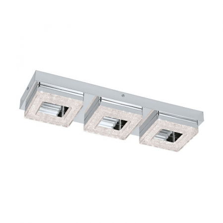 EGLO INTERIOR - Plafoniera cristal EGLO FRADELO 95656, LED 3X4W 1200lm 3000K