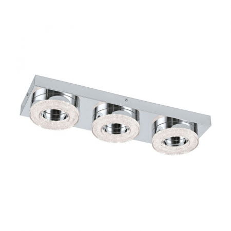 EGLO INTERIOR - Plafoniera cristal EGLO FRADELO 95663, LED 3X4W 1200lm 3000K