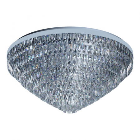 BF PLAFONIERE - Plafoniera cristal EGLO VALPARAISO 1 39493, E14 25X40W Ø980mm, Crom