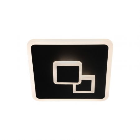 EGLO INTERIOR - Plafoniera EGLO CADEGAL 30658, LED 9W, 1214lm, 4000K, Otel, Negru, Plastic, Alb