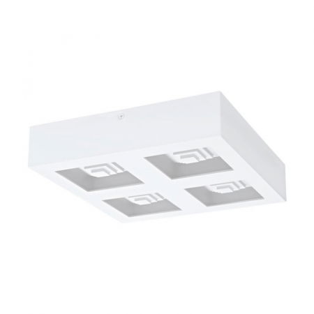 BLACK FRIDAY - Plafoniera EGLO FERREROS 96794, LED 4X6.3W 3360lm 3000K, Alb