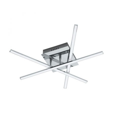 Bucatarie - Plafoniera EGLO LASANA 1, LED, 18W, 1890lm, 3000K, Otel, Crom - 95567