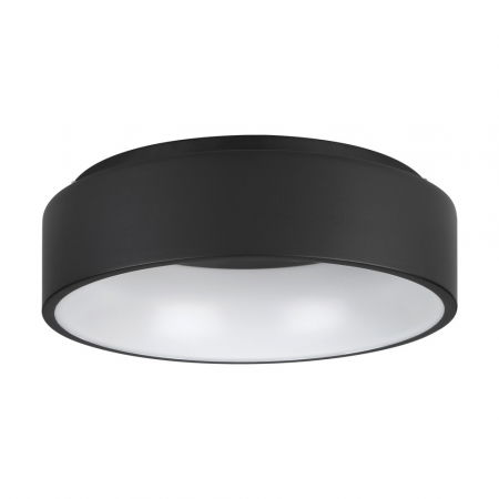 ILUMINAT INTERIOR - Plafoniera EGLO MARGHERA 2 390049, LED 25.5W, 3000lm, 3000K, Otel, Negru, Plastic, Alb