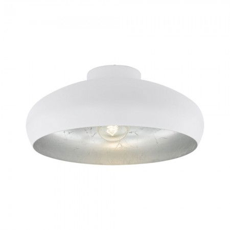 Plafoniere - Plafoniera Eglo Mogano, alb mat, 1XE27, 94548