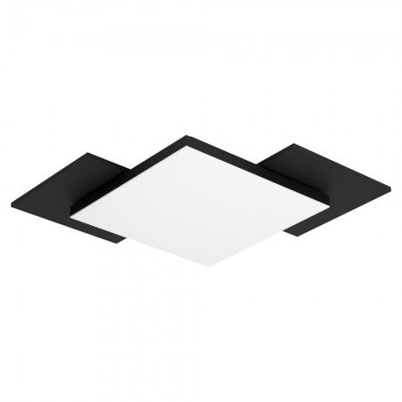 Plafoniera Eglo Tamuria, negru, LED, 10W, 1150 lumeni, alb cald 3000K, L.28.5 cm, 99655 [0]