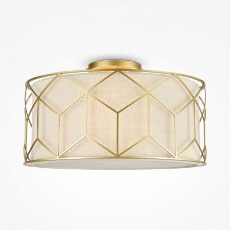 Plafoniere - Plafoniera Maytoni Classic Messina H223-PL-03-G E27 3x60W -  Metal Gold IP20